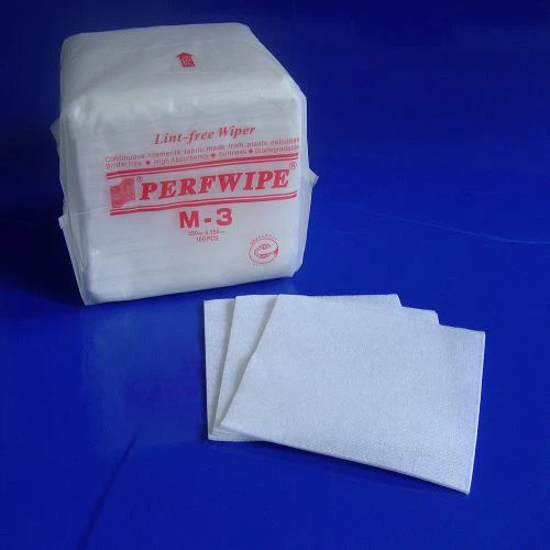 ผ้าเช็ดทําความสะอาด Perfwipe M3, ผ้าเช็ดทําความสะอาดคลีนรูมนอนวูฟเวนสี่เท่า