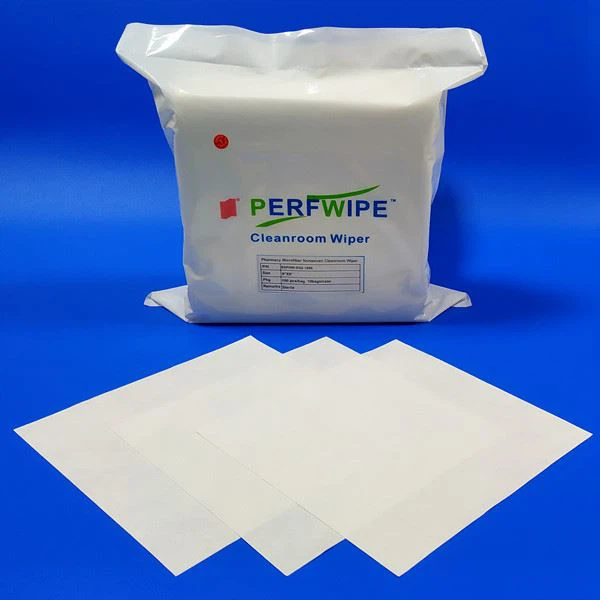 ผ้าเช็ดทำความสะอาดห้องปลอดเชื้อ Polyester Polyamide Microfiber Nonwoven